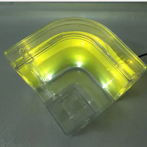LED yellow Натуральный муравей ферма с Eatable гелем насекомых экологическая коробка научная развивающая игрушка муравьи домашнее животное рептилия светодиодный Муравьиное гнездо класс номер пункт - Цвет: LED yellow