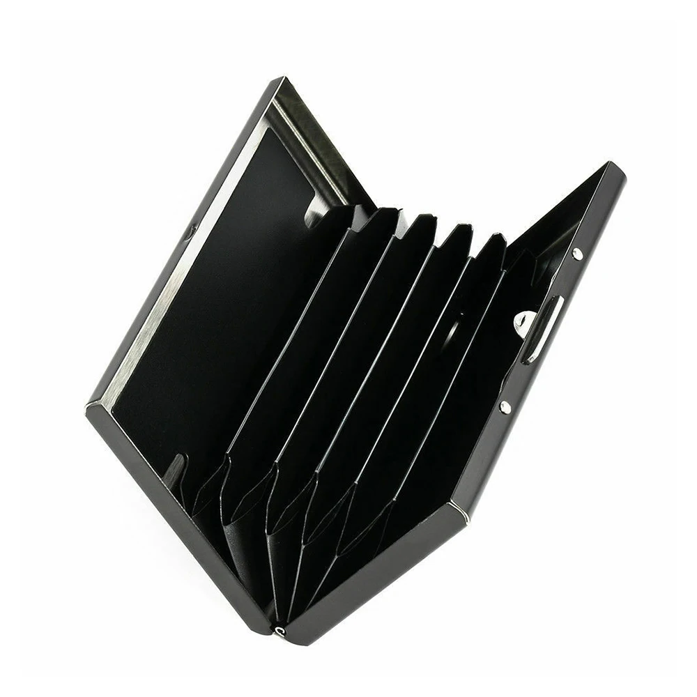 Card Case for Multi-function Box Stainless Steel Holder Wallet Credit ID Travel Slim Men 2 Colors Fashion Storage Bags | Дом и сад