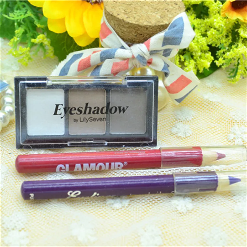 Универсальная однотонная пудра для бровей с блокировкой подчеркивает Набор