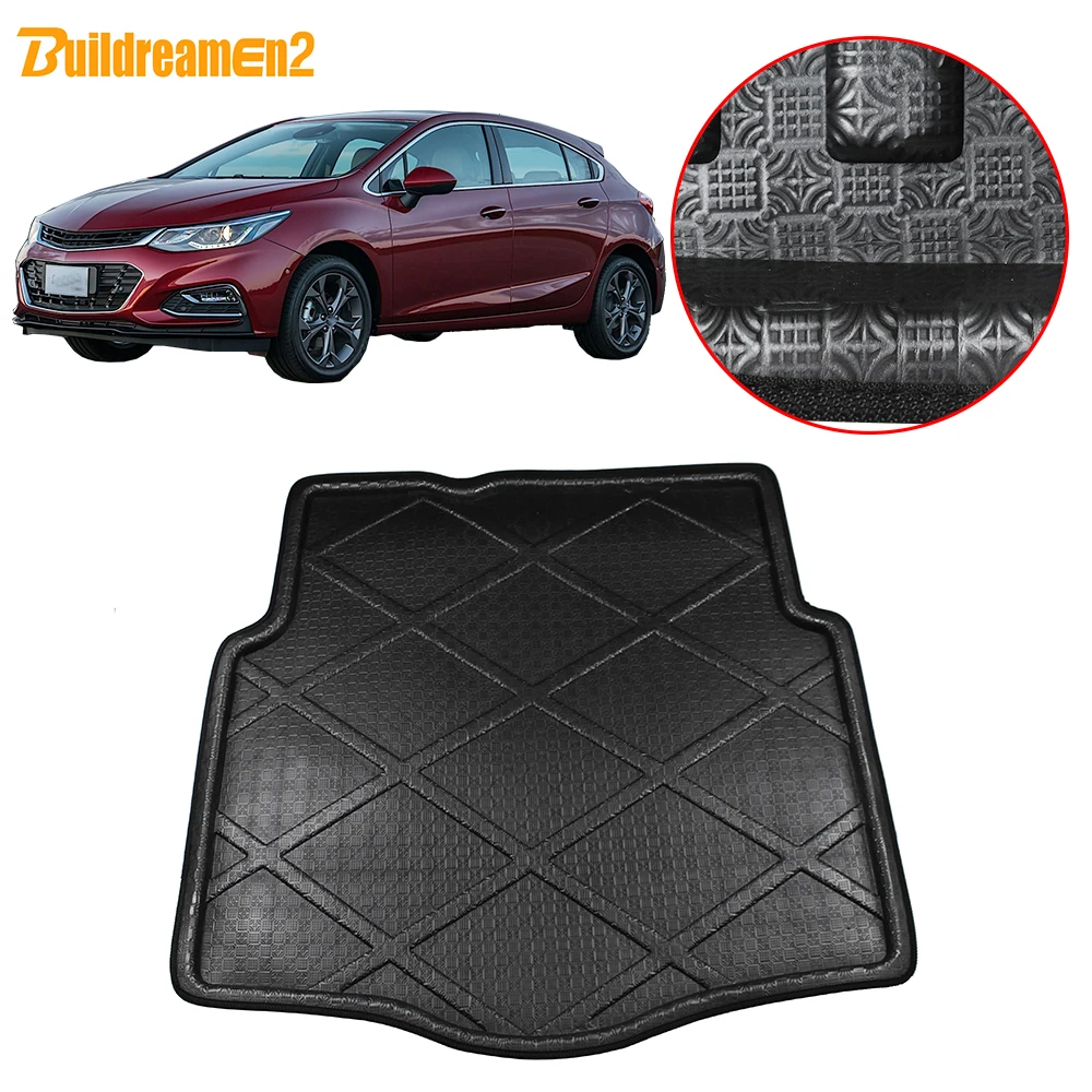 Buildreamen2 для хэтчбека Chevrolet Cruze коврик багажника автомобиля напольный поднос