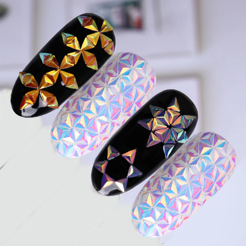 AB Color Nail Sequins 0.7g Chameleon Iridescent Paillette Flakies 3D Art Decoration | Красота и здоровье