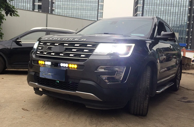 Автомобильный хромированный капот эмблема 3D логотип буквы-Стикеры для FORD EXPLORER 2010- аксессуары для автомобиля Стайлинг автомобильные аксессуары