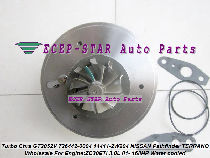 Турбокомпрессор GT2052V 726442 5004S для NISSAN Pathfinder Mistral TERRANO 01 ZD30ETi л л.с.|cartridge belt|cartridge