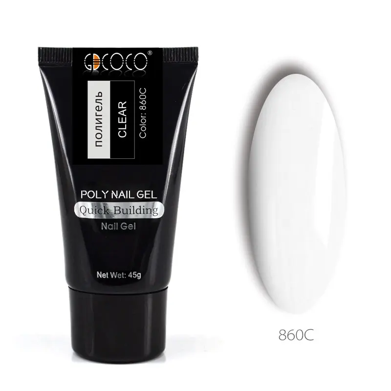860C 86151 Venalisa поставка GDCOCO, 6 цветов, полигель, УФ светодиодный гель, удлиняющая Кисть для ногтей - Цвет: 860C