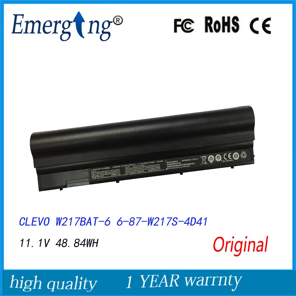 

Original 11.1V 48.84Wh New Laptop Battery for CLEVO W217BAT-6 6-87-W217S-4DF1