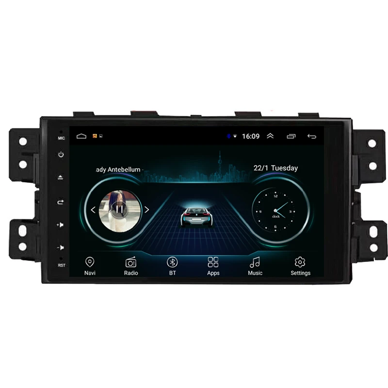 Автомобильное радио с GPS встроенный Wifi красивая музыка бесплатная карта mp3 mp4
