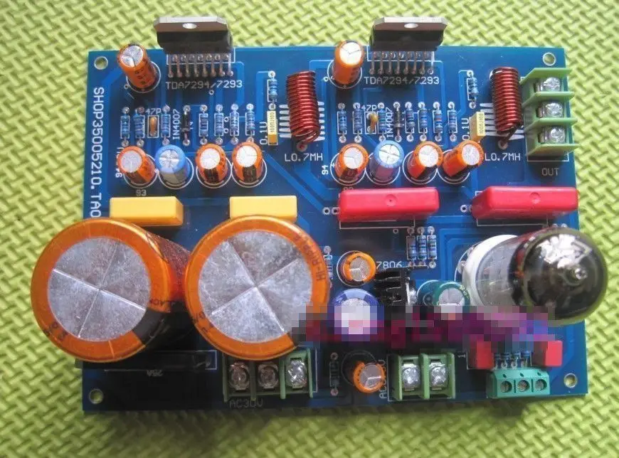 

HIFI Tube 6N11+TDA7293 Stero Power-amp board 100W*2 AC28-0-AC28V