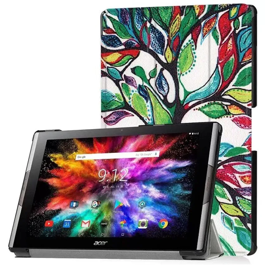 Чехол для 2017 Acer Iconia Tab 10 A3 A50 One A3-A50 1 дюймов Funda Чехлы планшета смарт-чехол ''+