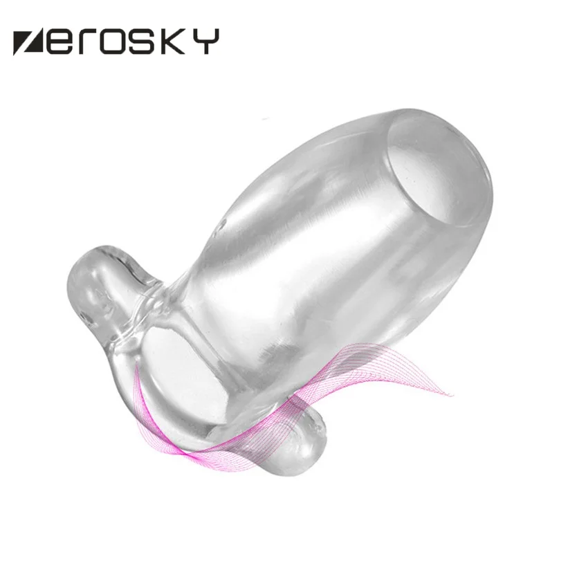Прозрачная мягкая ажурная Анальная пробка Zerosky из ТПЭ Анальный распылитель для