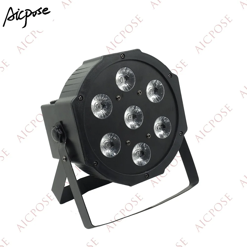 4 шт./лот 7x18 Вт 6 в 1 Par Led свет RGBWA УФ пластик Par свет 7*18 Вт Led Par окрашивание света стены шайба для сцены Свадебная дискотека