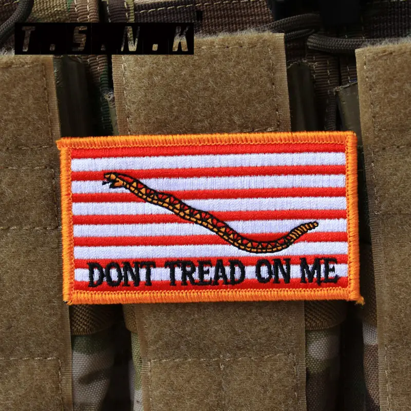 Вышитая наклейка TSNK армейский Тактический бейдж не наносите на меня Armlet|badge
