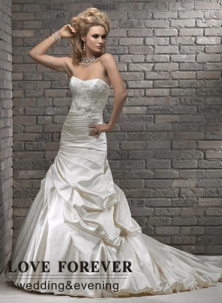wholesaleNew model high QualityApplique best selling lace jacket mermaid wedding dress 2016 design |