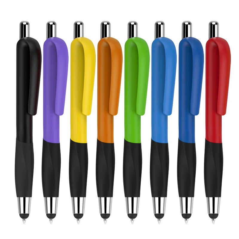 500 шт./лот Многофункциональная Пластиковая шариковая ручка для рекламных акций с