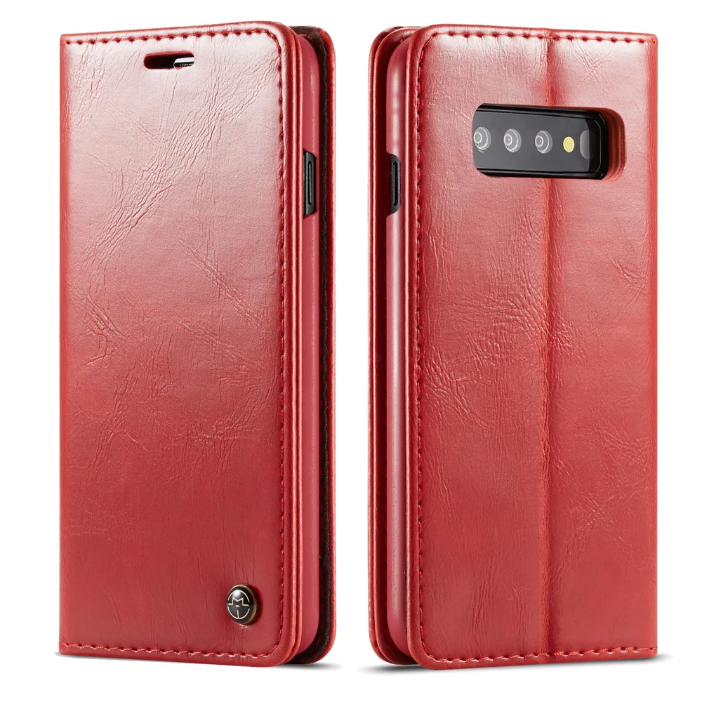 

CaseMe Luxury Leather Flip Case For Samsung Galaxy S10E Card Slot Leather Wallet Cover for Samsung Galaxy S10 S10 Plus Case