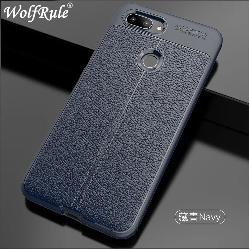 Чехол Xiaomi Mi 8 Lite противоударный роскошный кожаный мягкий чехол из ТПУ для 8x / mi