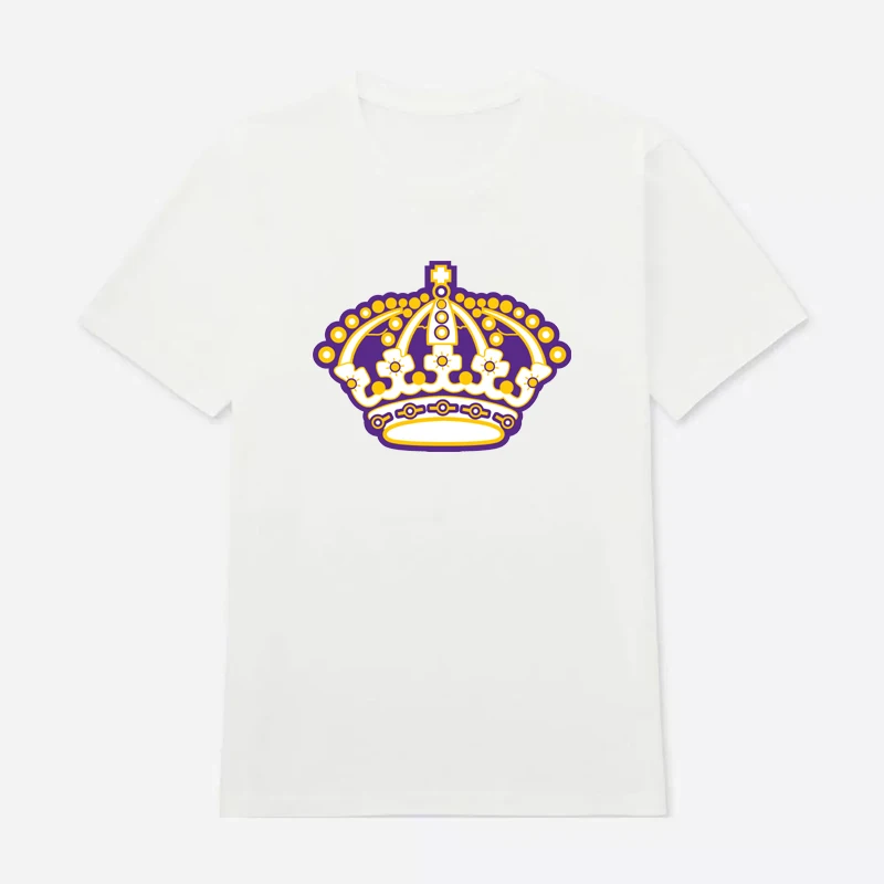 COLDINDOOR High quality Los Angeles ice Hockey Fans Men's T Shirts With Printing kings Logo Cotton | Спорт и развлечения