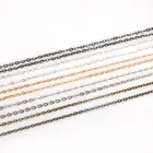 Новый список 5 млот родийсереброзолотометаллАнтичная бронзовая позолота ожерелье цепи для DIY браслет ювелирных изделий