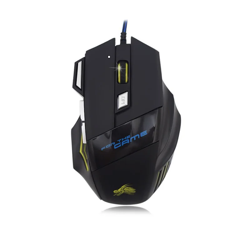 Only Mouse Данных лягушка Проводная, USB, игровая Мышь для патруля 7 кнопок 5500 Точек на дюйм Mute геймерская мышь для геймеров светодиодный оптический Мышь для компьютера, ноутбука - Цвет: Only Mouse