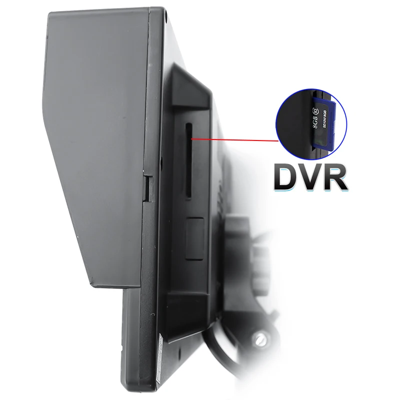 GreenYi HD AHD 7 &quotTFT ЖК экран 2 CH монитор парковки автомобиля DVR цифровой
