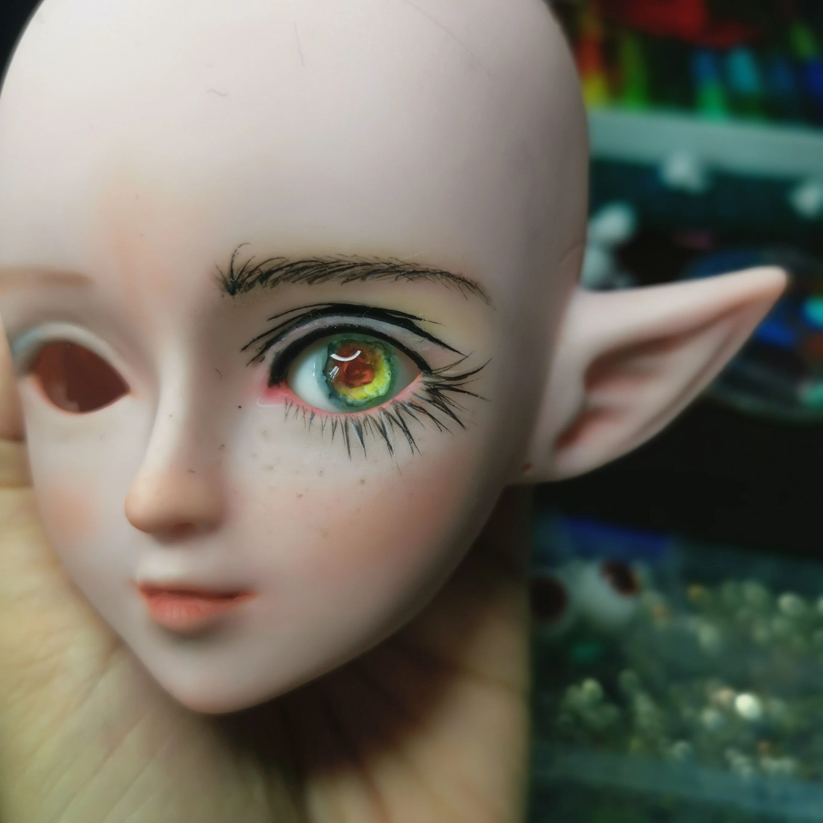 Глаза BJD из смолы глаза желтые зеленые радужные красные для 1/3 1/4 1/6 bjd LUTS DOD MSD SD AS DZ