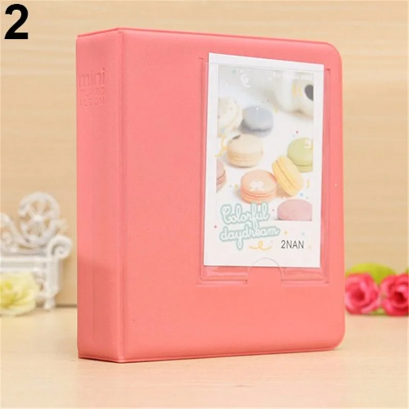 Карамельный цвет мгновенный фото кейс для альбома Fuji Instax Mini 7s 8 25 50s 90|album case|case