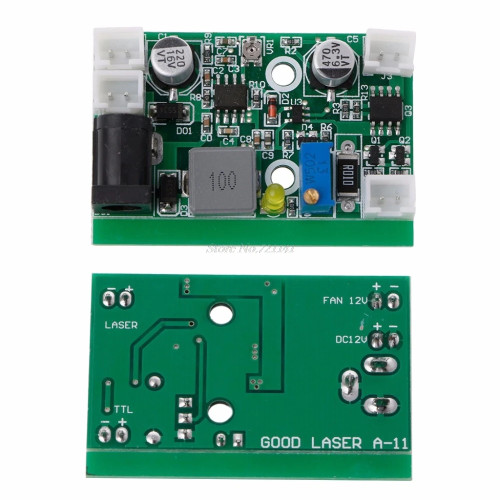 12V TTL лазерный диод электронный LD блок питания драйвер платы сценический Прямая