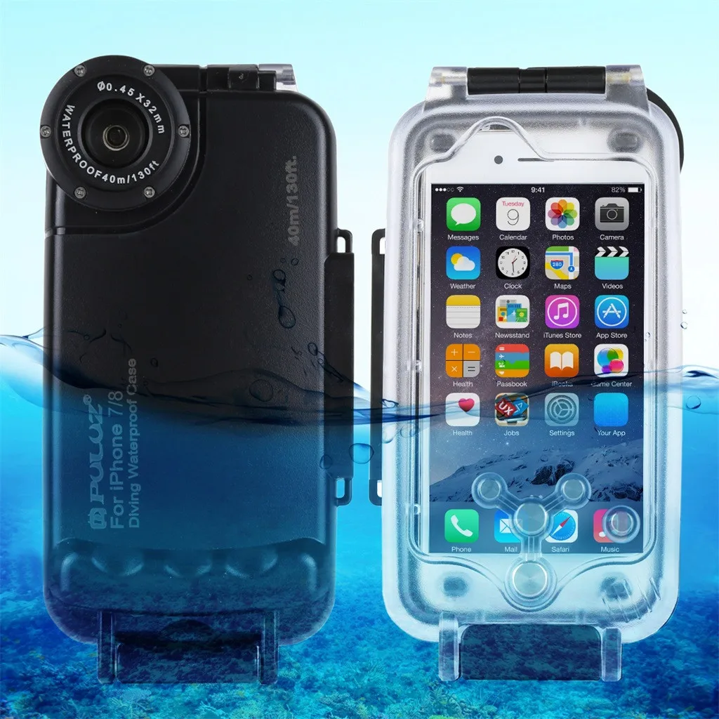 Водонепроницаемый чехол для дайвинга фото видео съемки подводный чехол для IPhone 8/7 4,7 дюйма
