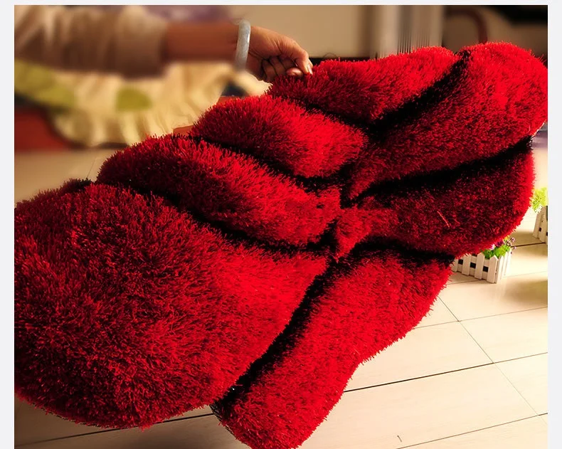 Ковры в форме цветка розы для гостиной Tapete напольный коврик дивана спальни дома