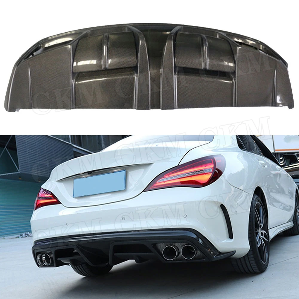 Диффузор задний из углеродного волокна для Mercedes Benz CLA Class W117 CLA180 CLA200 CLA250 CLA260 CLA45 2013