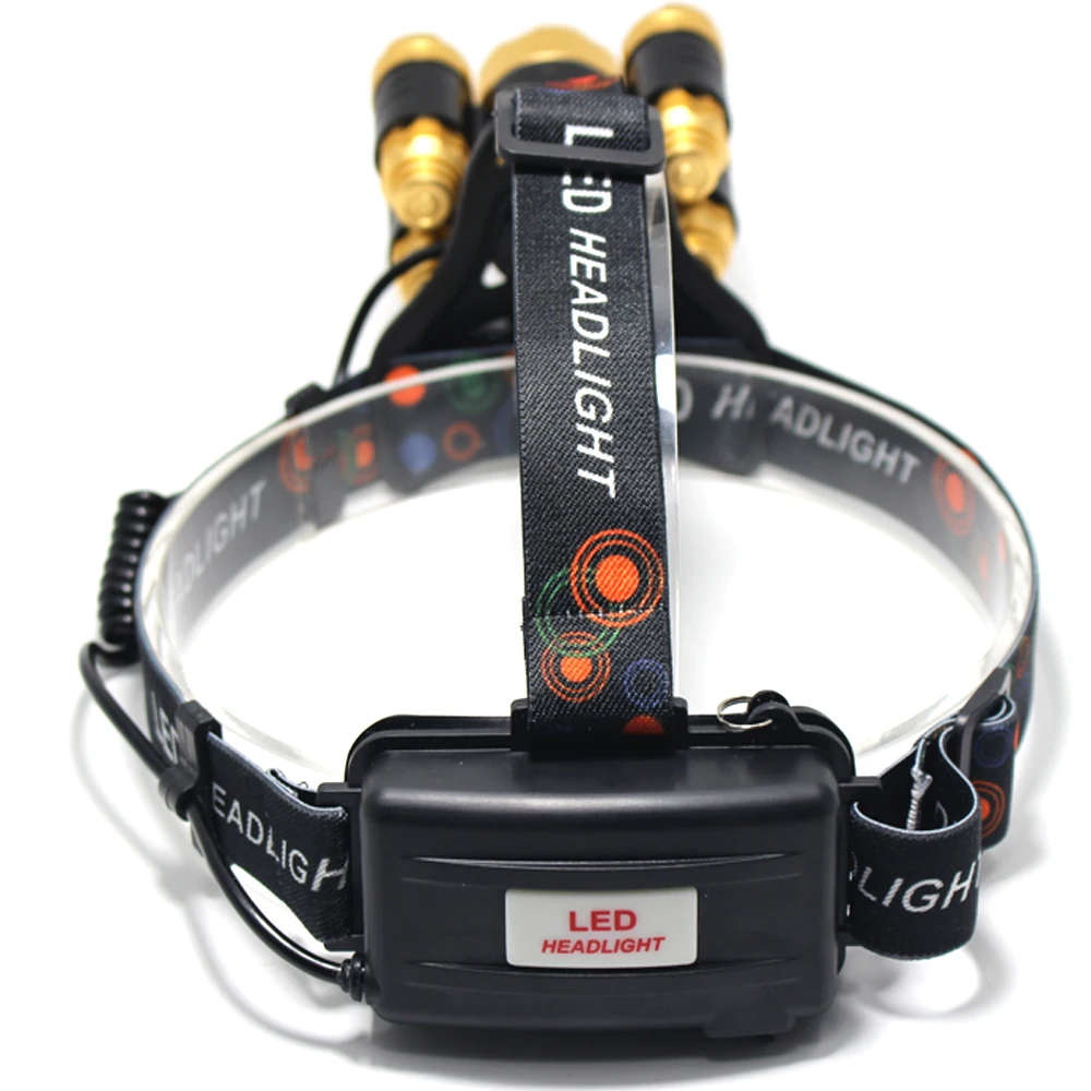 Налобный фонарь T6 + XPE светодиодный 18650 лм с 5 Светодиодами|led headlight|headlight ledheadlights