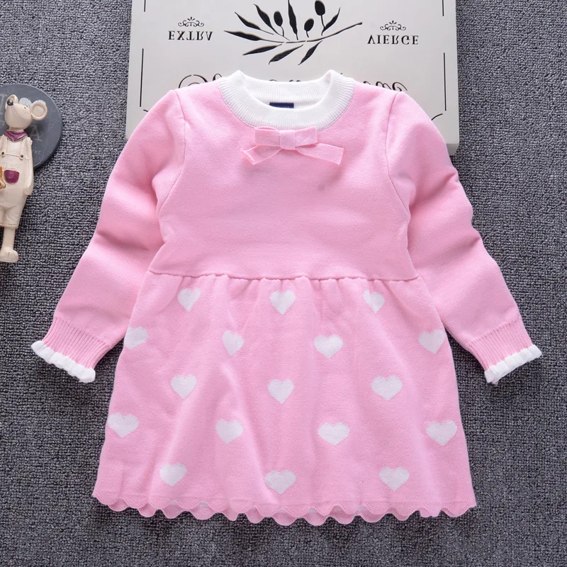 Baby Girls Sweaters Winter 2018 Brands Girl Long Sleeve Casual Kids Pullover Cartoon Sweater for Infant Children Clothes | Мать и ребенок