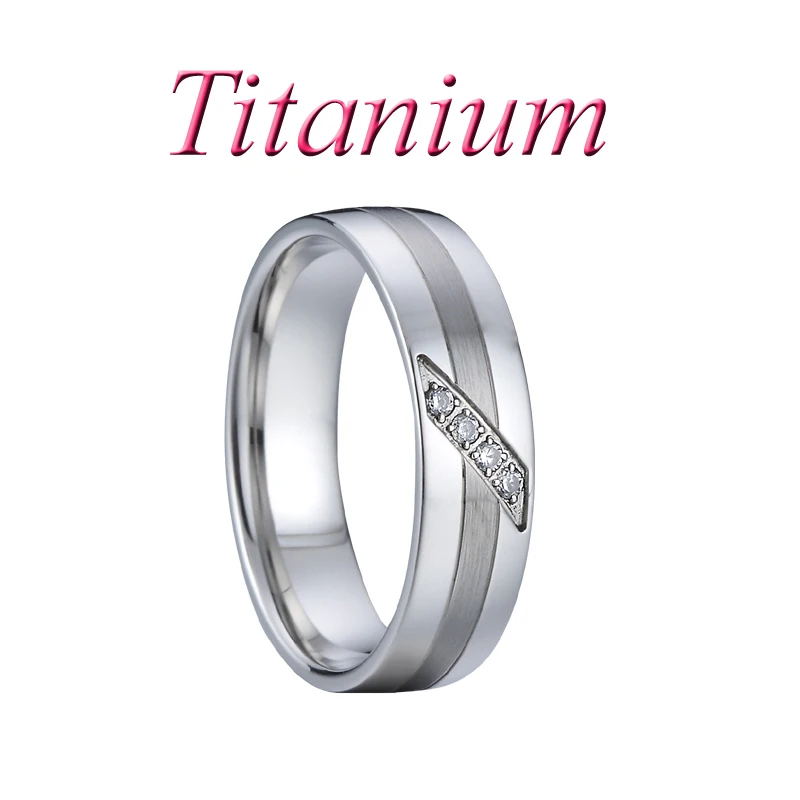 P1405women titanium Высокое качество, набор обручальных колец ручной работы для мужчин и женщин, подарки на годовщину, титановые Ювелирные изделия из нержавеющей стали - Цвет основного камня: P1405women titanium