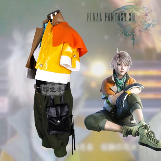 Аниме! Final Fantasy XIII Хоуп эстейм униформа косплей костюм на заказ размер для унисекс