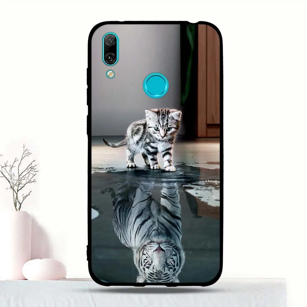 Для huawei Y7 Y7 Prime Y7 Pro чехол силиконовый для huawei Enjoy 9 мультяшный 3D принт Funda бампер чехол 6,2" чехол для телефона - Цвет: 14