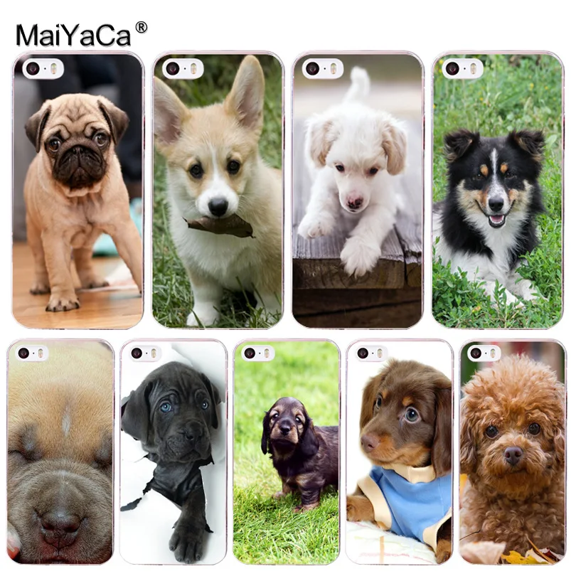 Мягкий чехол для телефона из ТПУ MaiYaCa с изображением щенка собаки игры сна iPhone 8 7 6