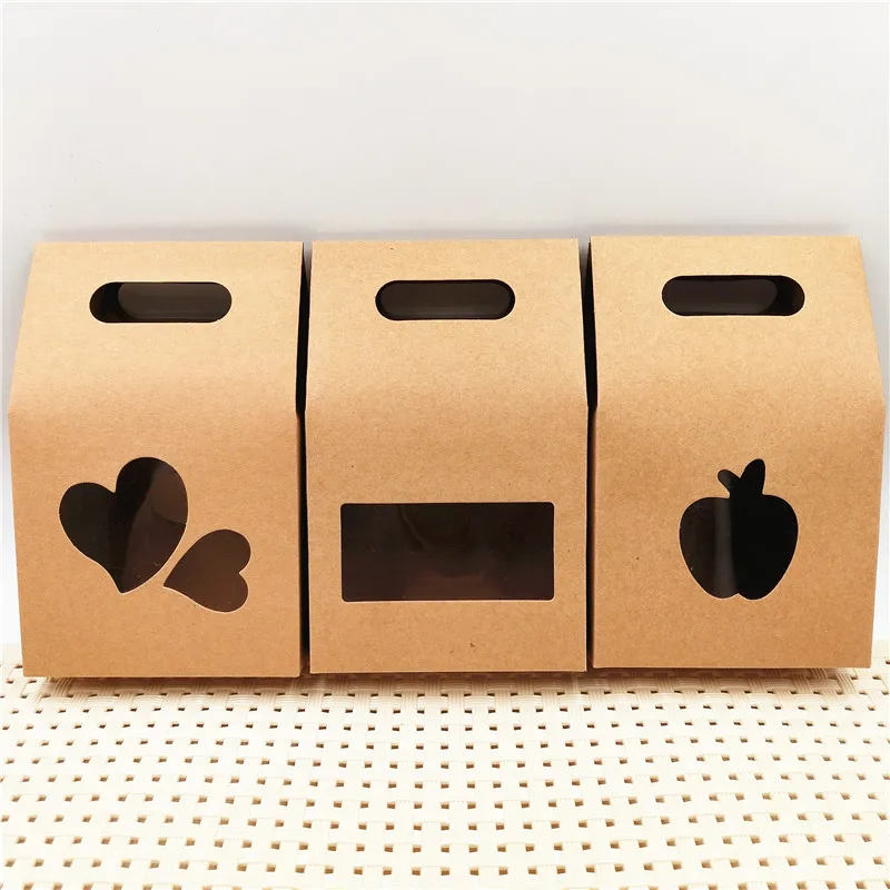 8 шт./лот крафт-бумага ручная работа обычная сделай сам упаковочная сумка для