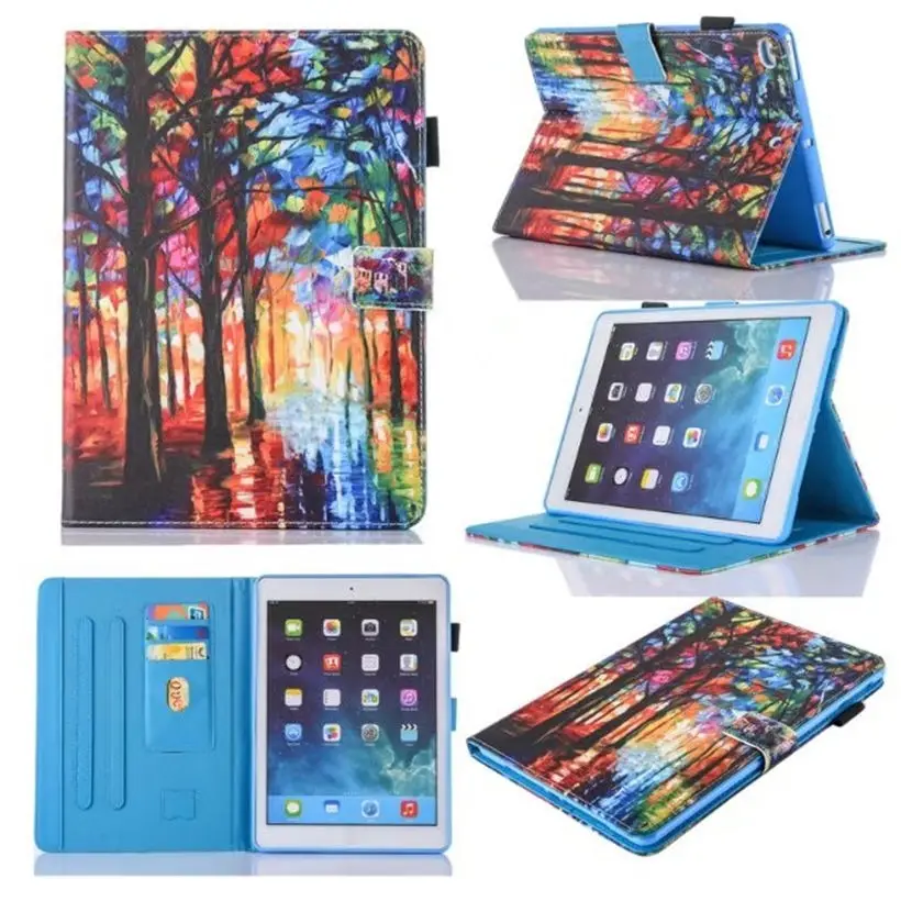 Модный мультяшный чехол для Apple новый iPad 9 7 2017 A1822 умный планшета силиконовый