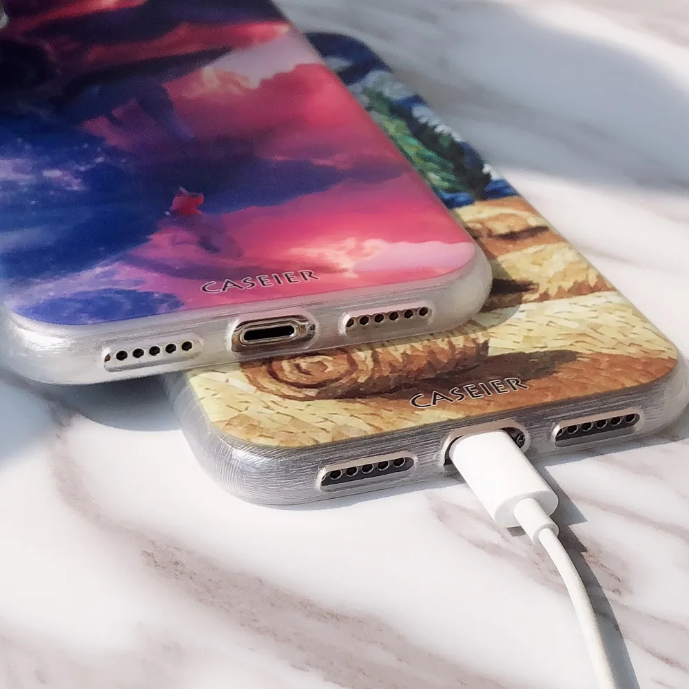 Роскошный силиконовый чехол caseier для телефона iPhone 5S 5 6 s 6s 7 8 мягкий Plus X SE чехлы с