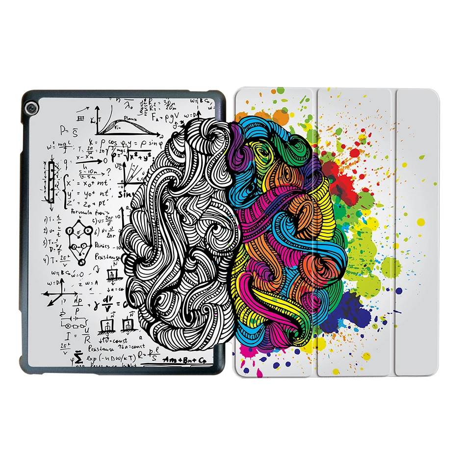 HW08 MTT мультфильм чехол с граффити для huawei MediaPad M3 Lite 10 дюймов BAH-W09 BAH-AL00 тонкий из искусственной кожи флип Смарт-Чехол протектор - Цвет: HW08