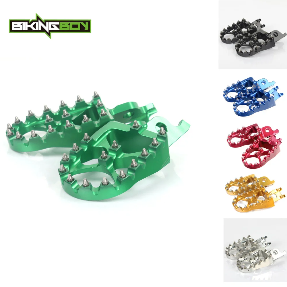 BIKINGBOY MX подножки для ног педали Kawasaki KX250F 06-18 KX450F 2007-2018 KXF 250 KX-F 450 17 16 15 14 13 12 11 10 |