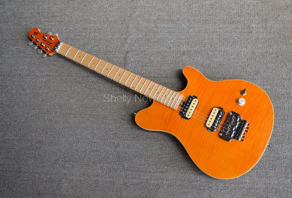 Shelly магазин заводская Эрни Болл EVH musicman Axis Вольфганг Пламя клен плавающий floyd rose Электрогитара