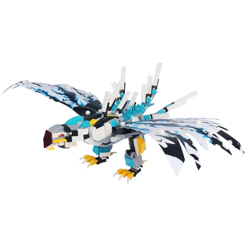 Phantom Ninja Lightning Eagle Dragon серия строительные блоки игрушки совместимы с DIY обучение