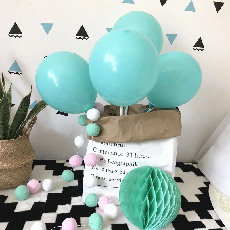 30 шт. tiffany blue латексные шары многоцветный Гелий воздушные надувные свадебный