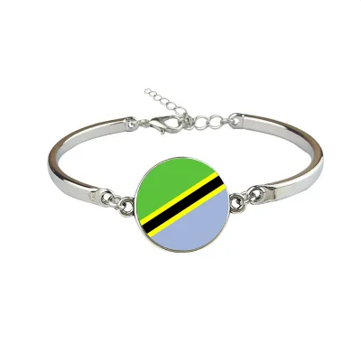 

New Tanzania Flag Bangles Country Tanzania Flag Bracelets Jewellery