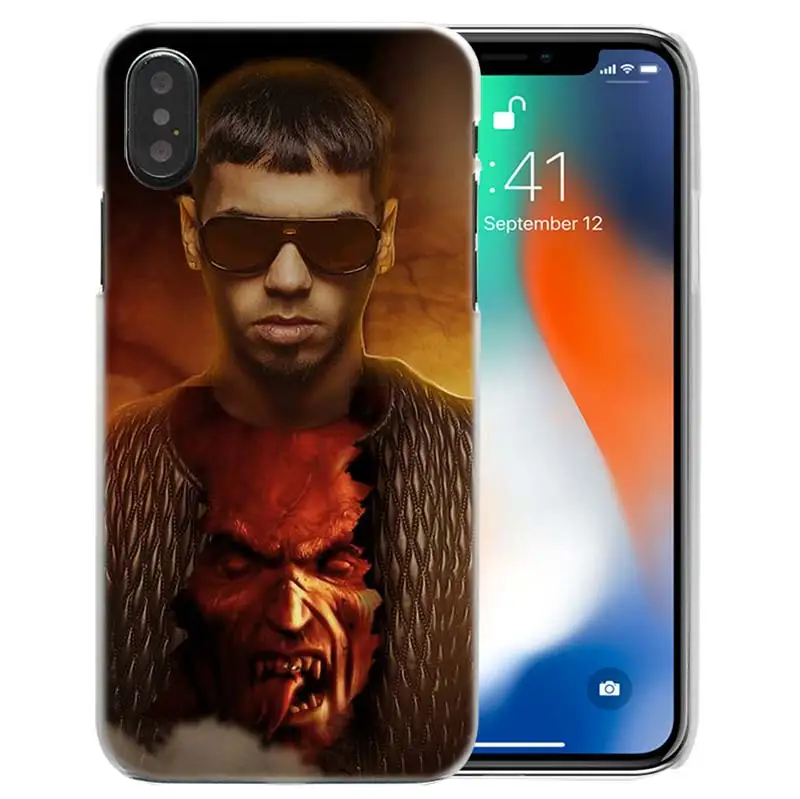 12 Чехол Singer для iPhone XS Max XR X 10 7 7S 8 6 6S Plus 5s SE 5 4s 4 5C Жесткий прозрачный пластиковый ПК Coque Cover Shell Anuel Aa Ozuna 11 - Цвет: 12