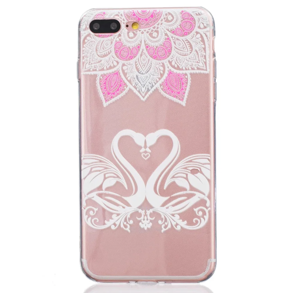 ТПУ мягкий чехол для iPhone 7 Plus Прозрачный Ультра-тонкий телефон силиконовый |