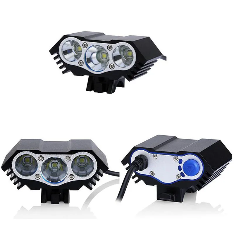 6000 Solarstorm Lumen 3x XM-LT6 светодиодный велосипедный светильник для велосипеда с