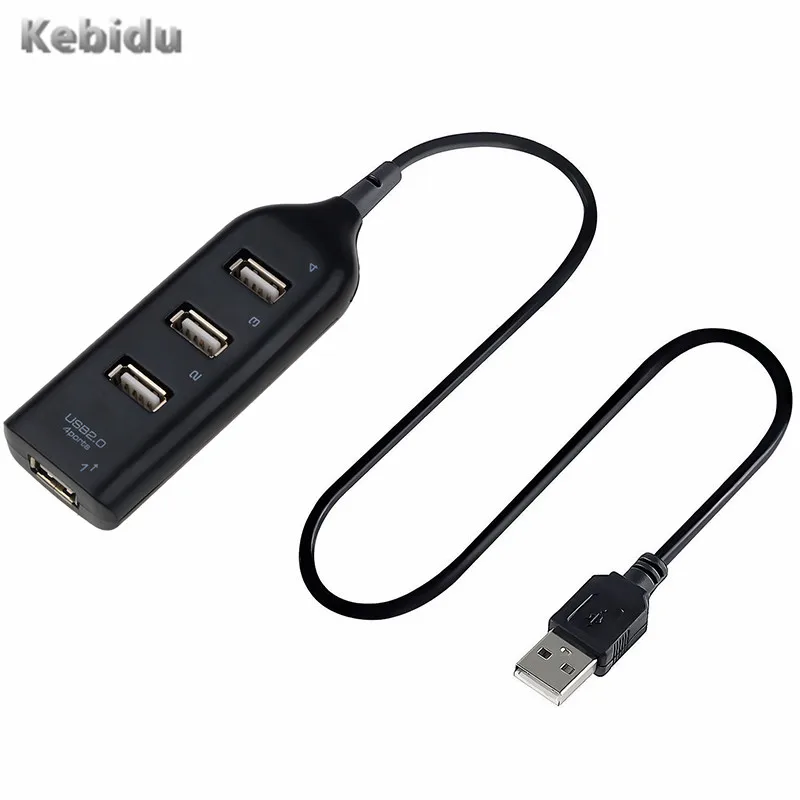 Новый USB 2 0 Micro Mini 4 портовый концентратор разветвитель адаптер высокая скорость