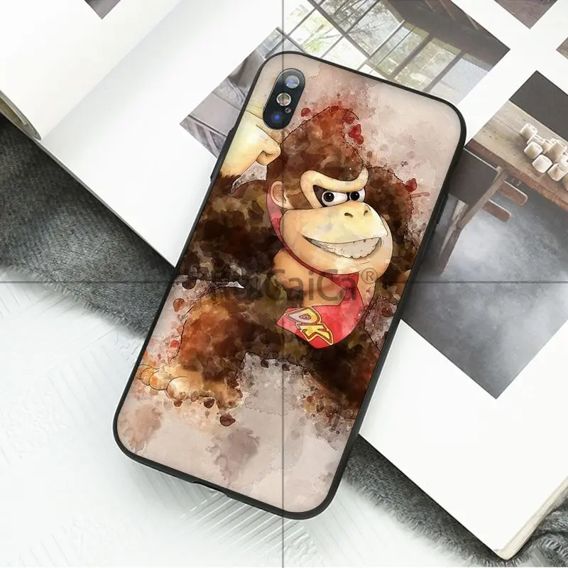 Ruicaica Ослик Конг кантри ТПУ Мягкий силиконовый чехол для телефона Apple iPhone 8 7 6 6 S Plus X XS MAX 5 5S SE XR мобильные чехлы - Цвет: A8