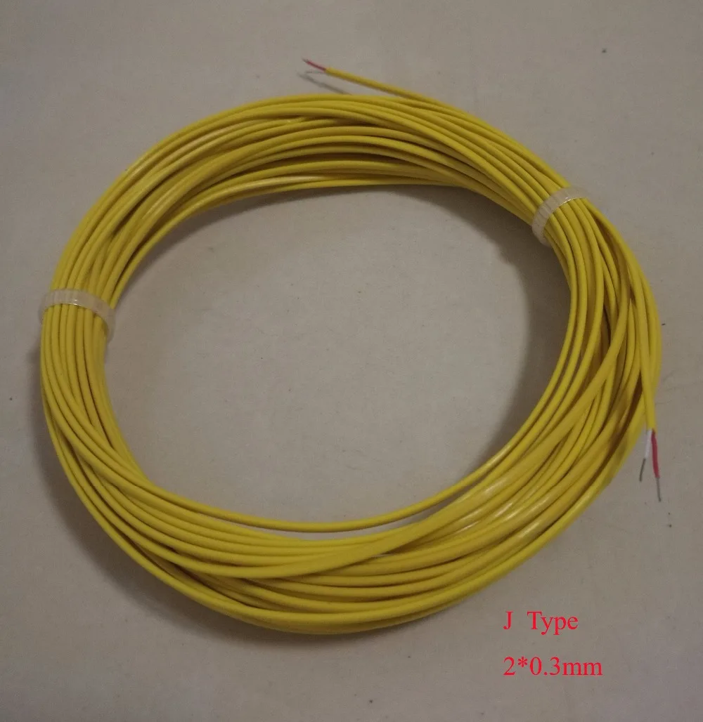 J Тип 2*0 3 мм PTFE термопары измеренный провод|Электрические провода| |